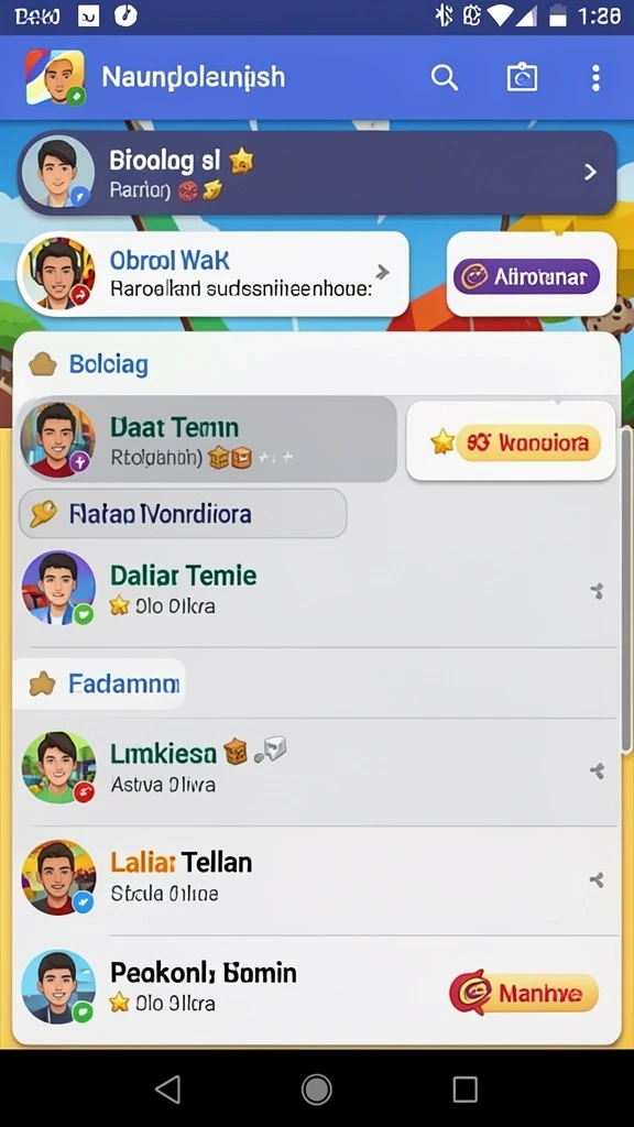 Tampilan antarmuka yang user-friendly.