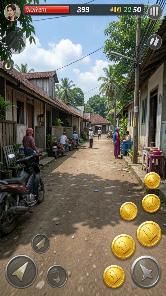Beragam karakter dan senjata yang bisa dipilih.