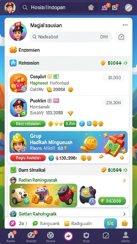 Tampilan antarmuka yang menarik dan mudah digunakan.