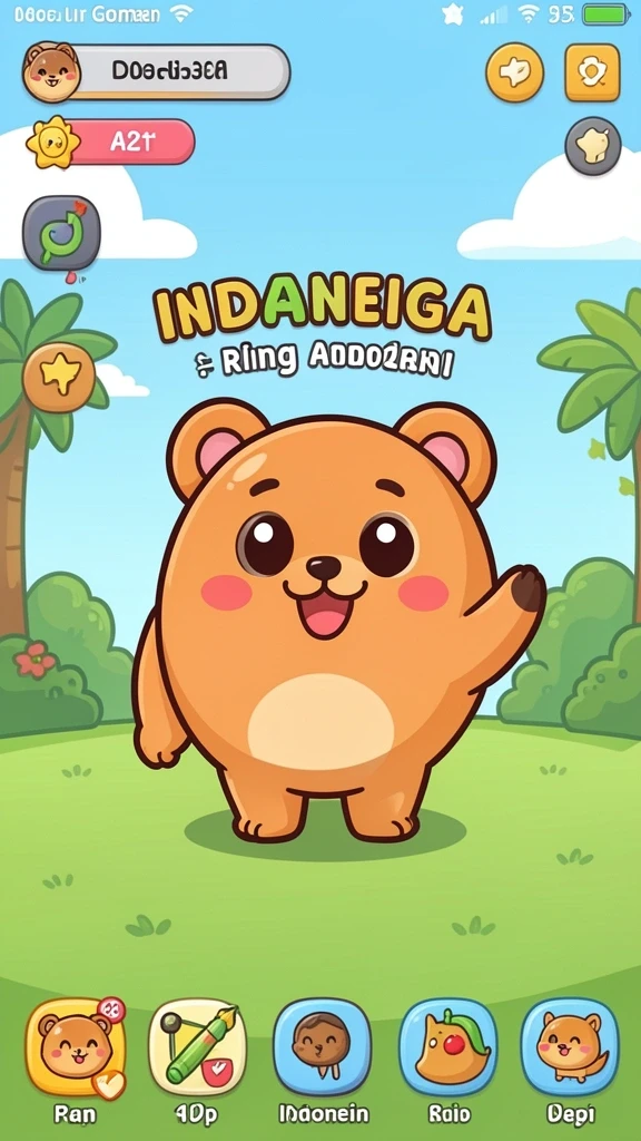 Antarmuka yang mudah dinavigasi oleh semua pemain.