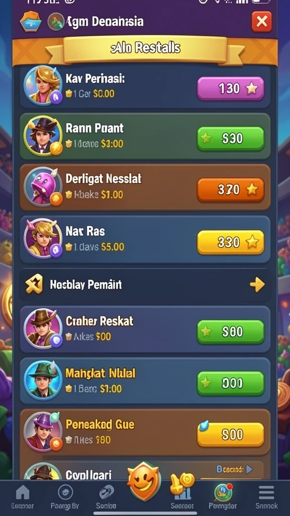 Beragam mode permainan yang mengasyikkan.