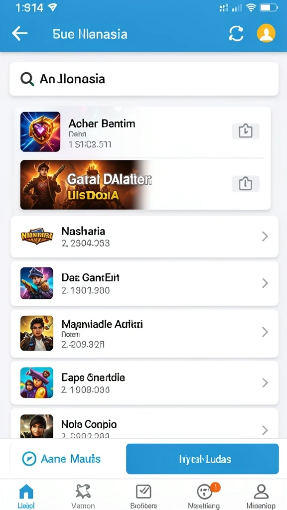 Lingkungan game yang indah dan mendetail.
