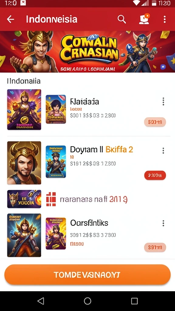 Tampilan antarmuka aplikasi yang modern dan sederhana.