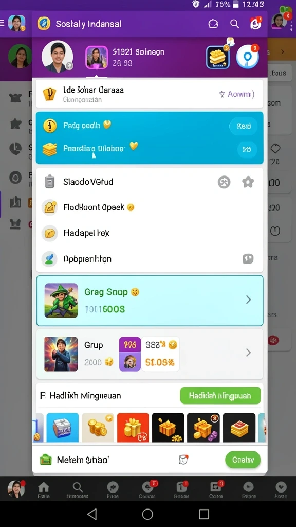 Tampilan antarmuka yang menarik dan user-friendly.