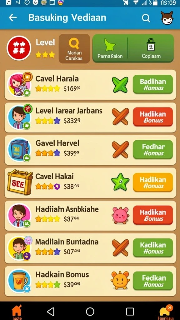 Antarmuka yang menarik dan mudah digunakan.