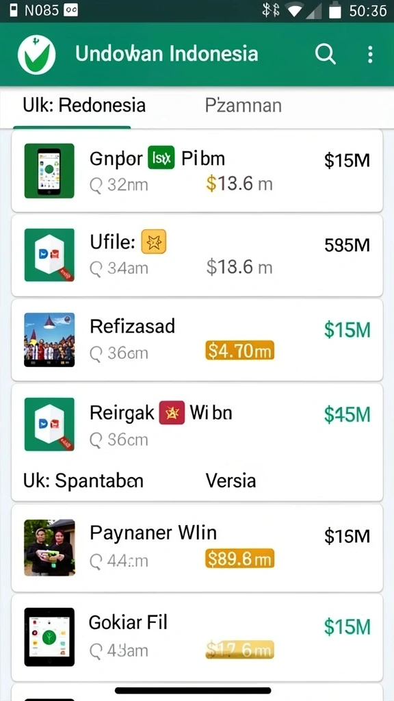 Berbagai pilihan permainan yang menarik.