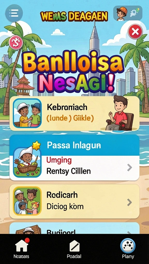 Tampilan antarmuka yang menarik dan user-friendly.