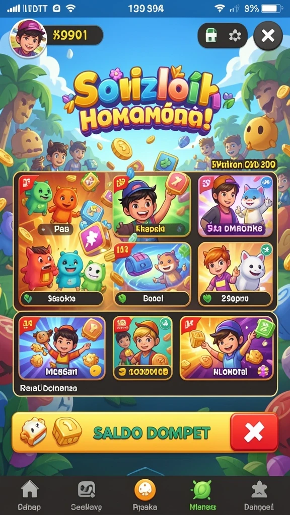 Screenshot menampilkan karakter utama dalam aksi pertempuran.