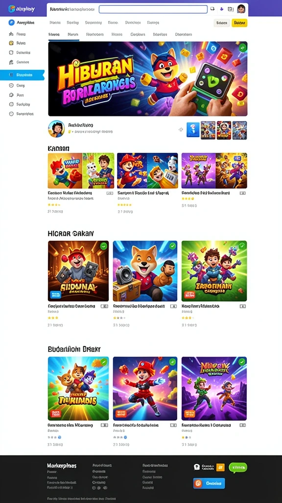 Screenshot memperlihatkan berbagai item yang dapat digunakan pemain.