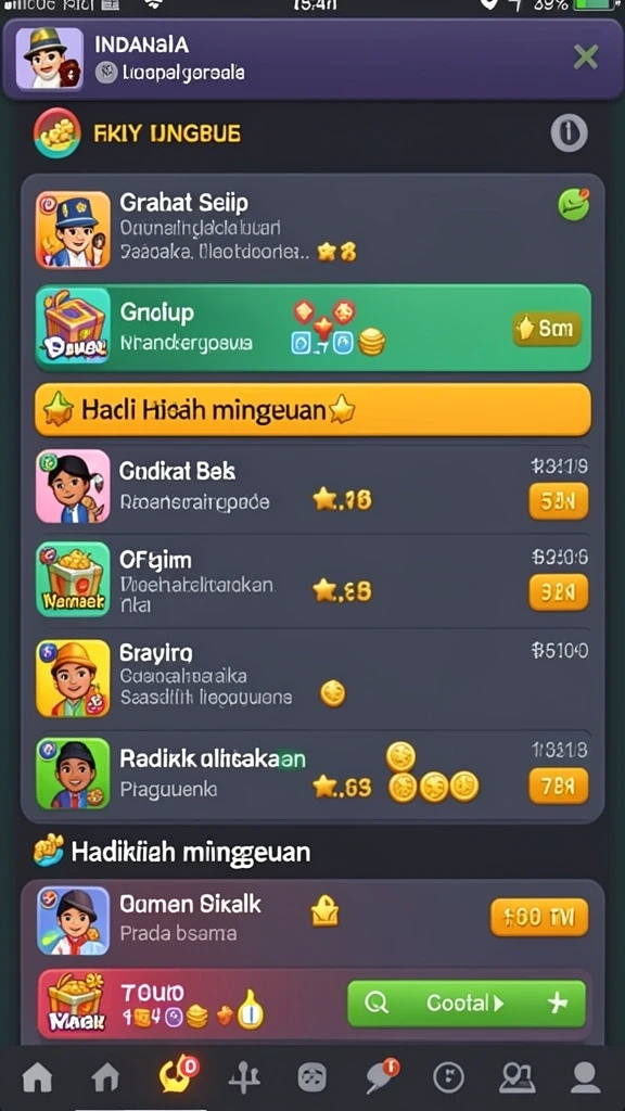Tampilan antarmuka yang modern dan user-friendly.