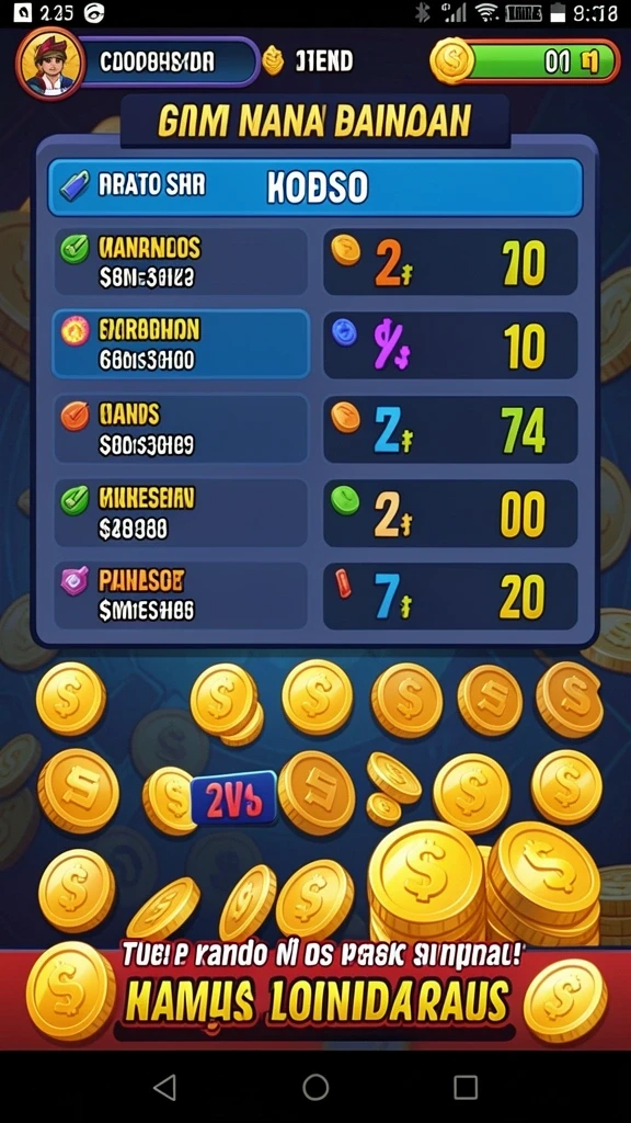 Screenshot dari permainan slot yang paling populer.