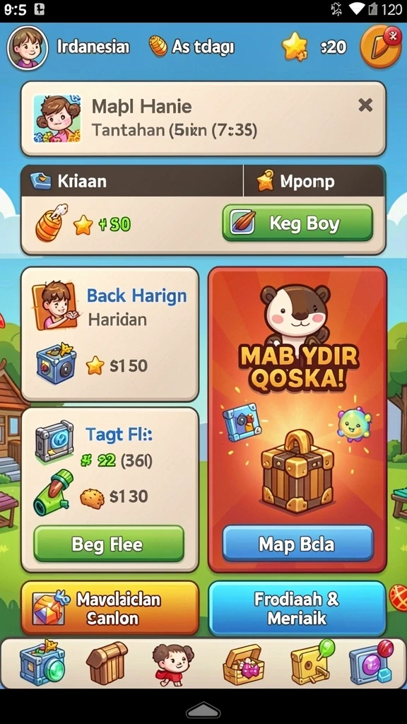 Tampilan antarmuka yang ramah pengguna dan menarik.
