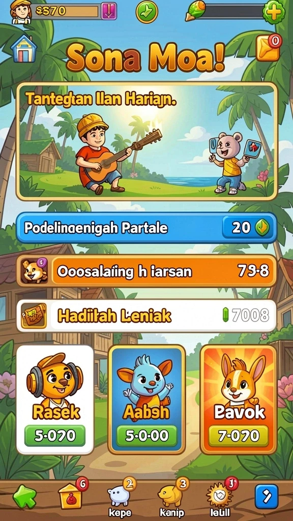 Fitur multiplayer yang mendukung interaksi sosial.