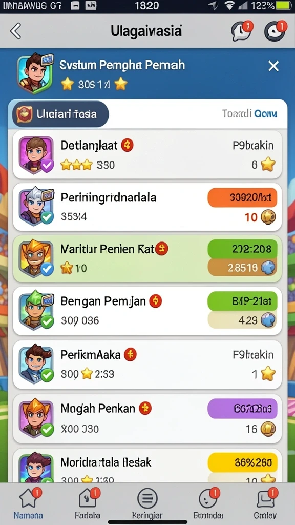 Beragam pilihan permainan yang mengasyikkan.
