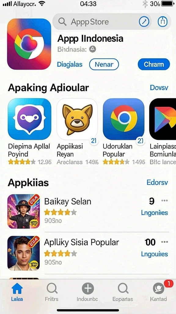 Tampilan antarmuka yang intuitif dan mudah digunakan.