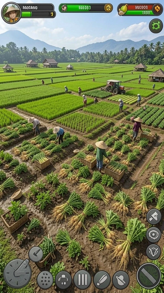 Tampilan karakter yang epik dan menarik.
