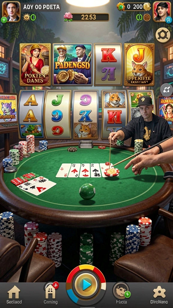 Tampilan antarmuka game yang menarik dan intuitif.