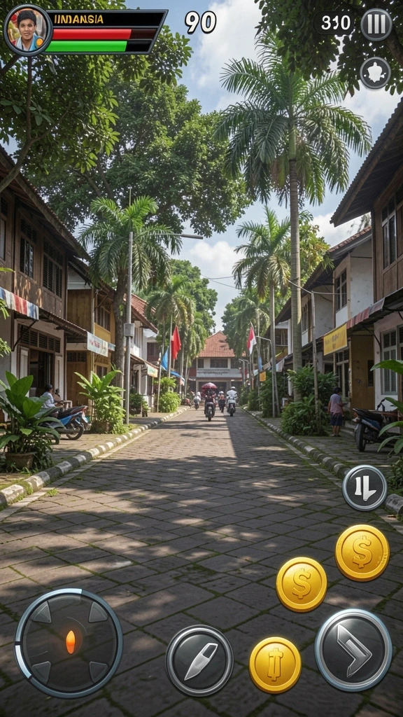 Karakter unik dan fitur sosial yang menarik.