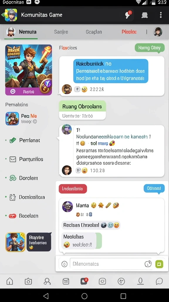Fitur multiplayer yang memungkinkan bermain bersama teman.