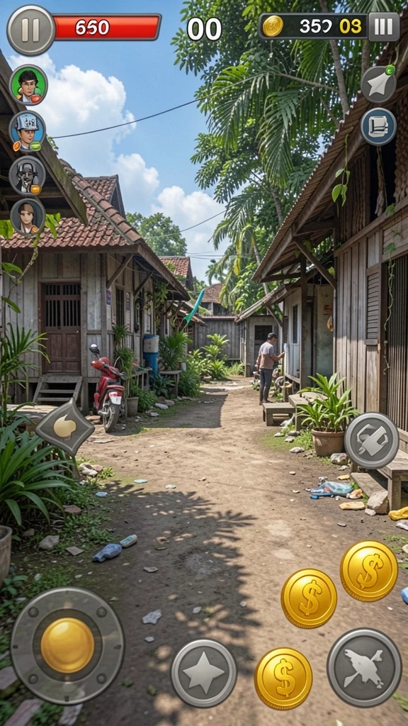 Tangkapan layar menampilkan pemandangan menakjubkan dalam game.