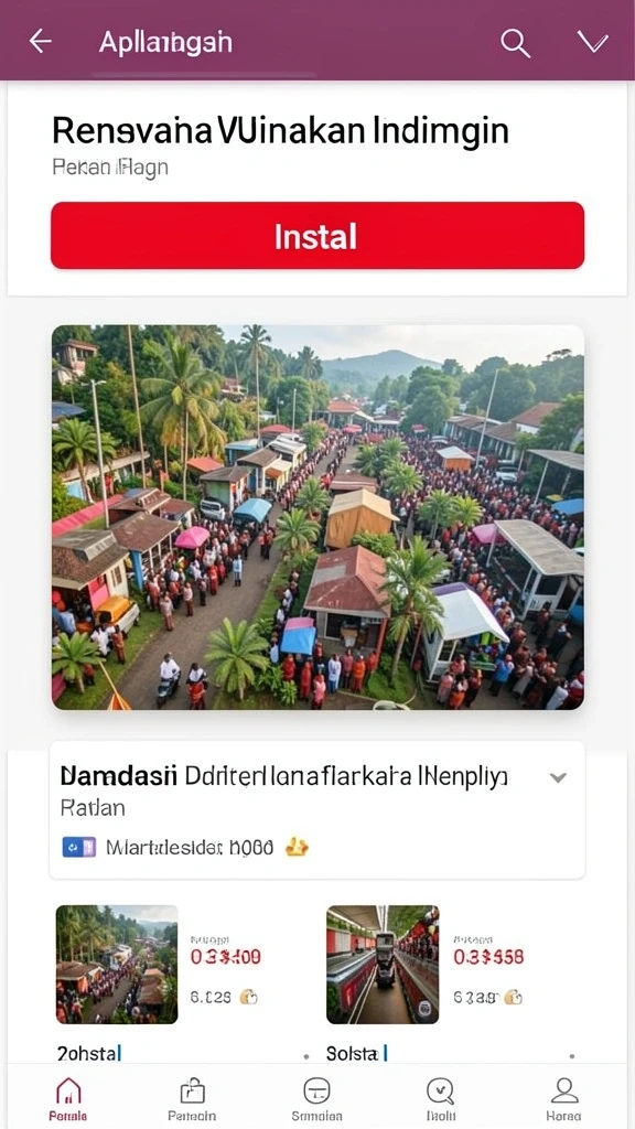 Tampilan antarmuka yang intuitif dan menarik.