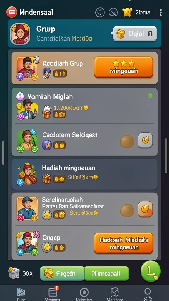 Tampilan antarmuka pengguna yang intuitif dan menarik.