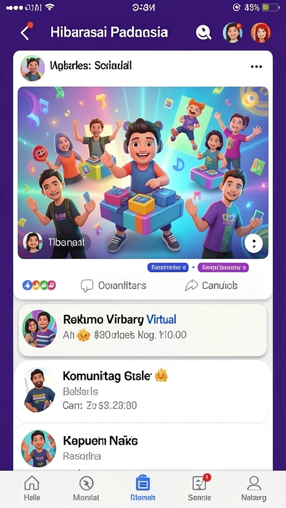 Beragam pilihan permainan yang seru dan menyenangkan.