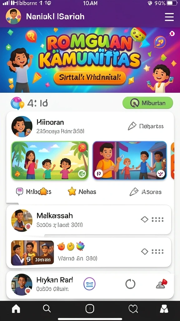 Pengalaman grafis yang memukau saat bermain.