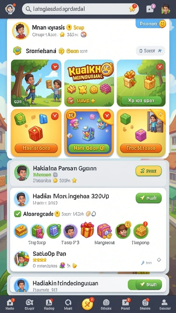 Tampilan antarmuka yang modern dan menarik.