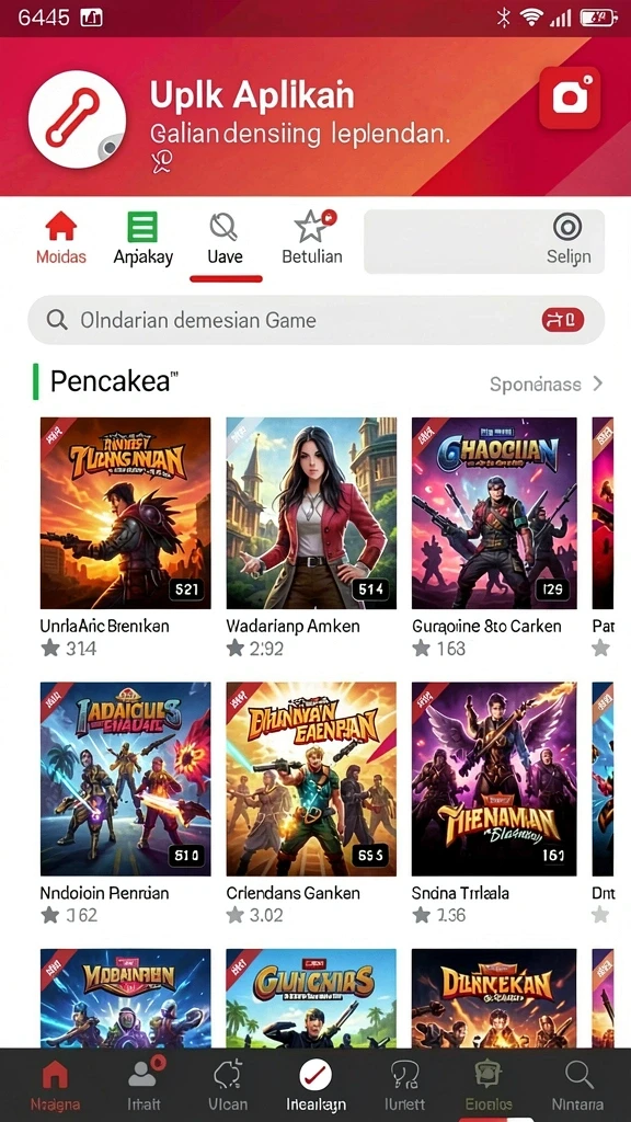 Grafik yang memukau dan penuh warna.