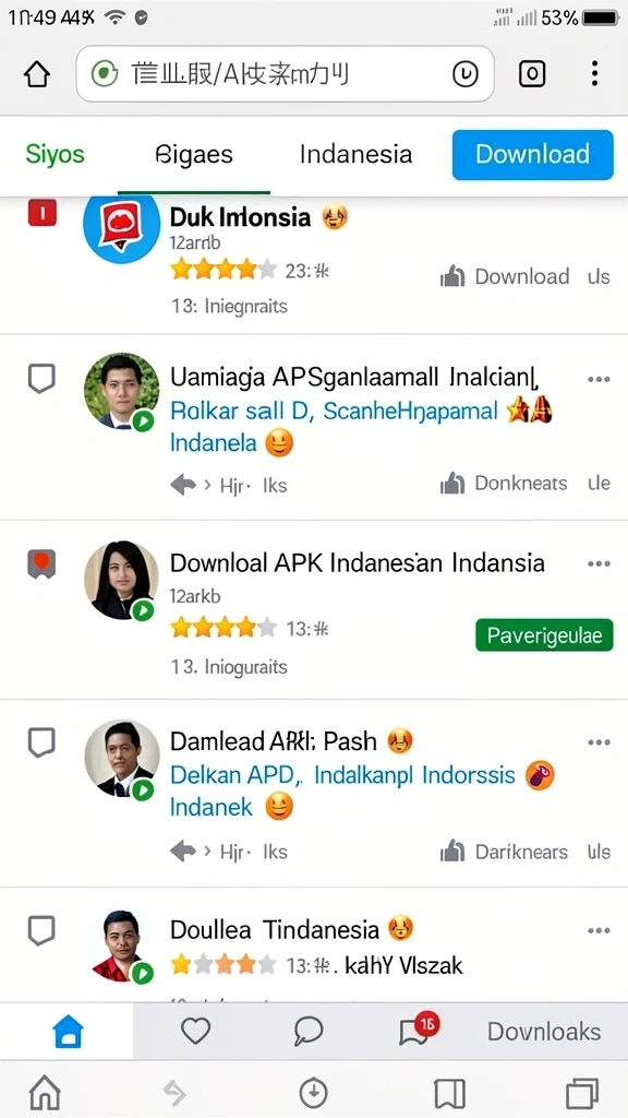 Pengguna berinteraksi dalam mode multiplayer penuh keseruan.