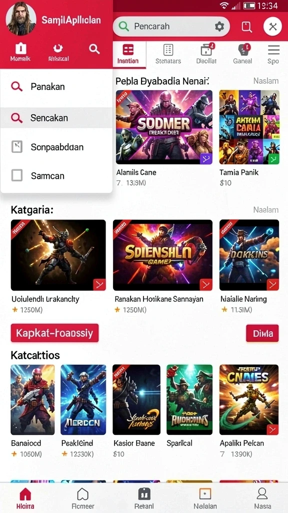 Leaderboard global yang memacu adrenalin.