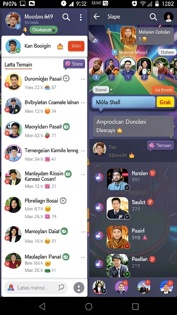 Screenshot aplikasi ROBINTOGEL - Antarmuka yang user-friendly dan mudah dinavigasi.