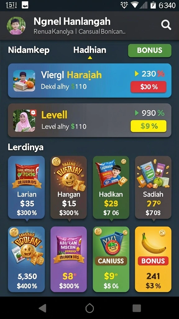 Berbagai karakter menarik untuk dimainkan.