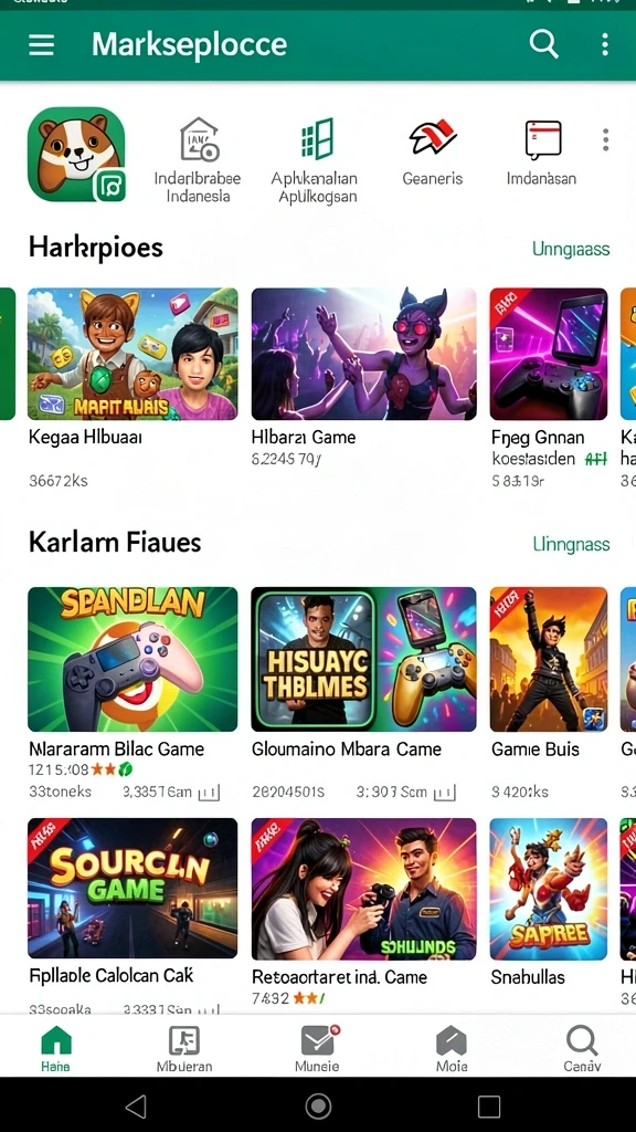 Berbagai level dengan tantangan yang berbeda.