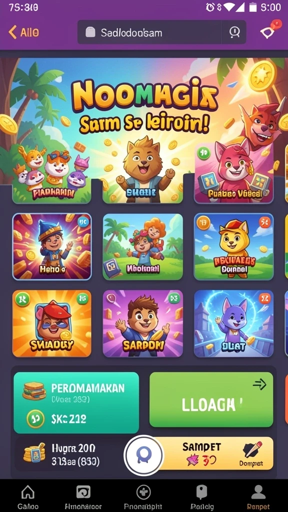 Fitur interaktif yang memungkinkan pemain berkomunikasi.