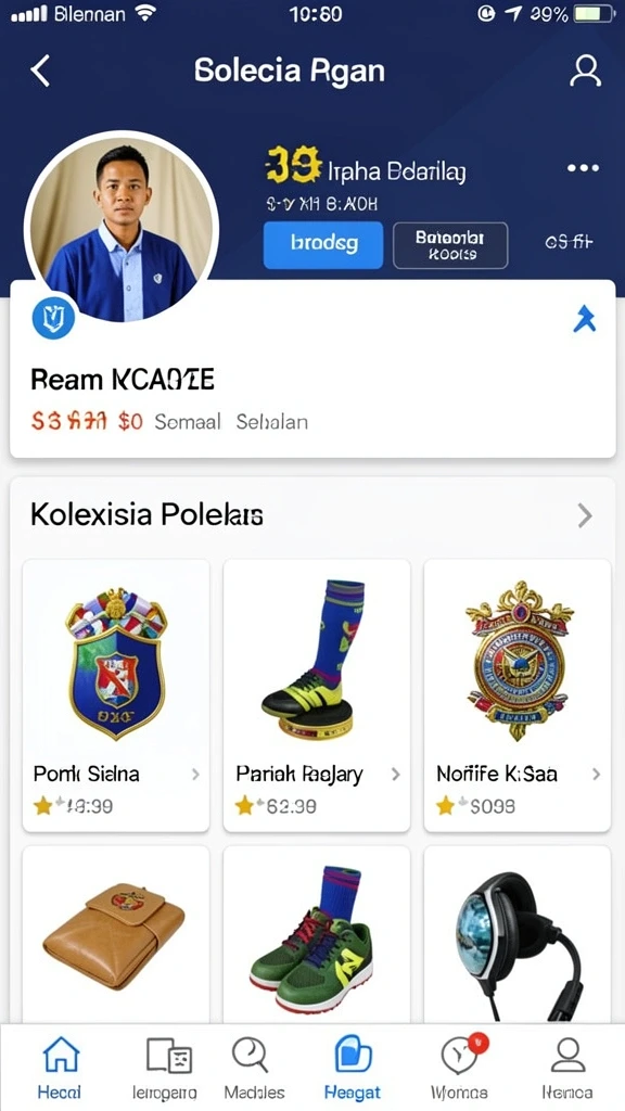 Tampilan antarmuka VALOHOKI yang menarik.