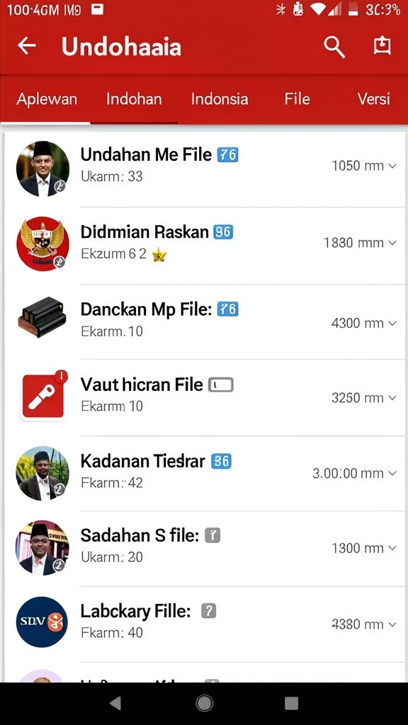 Tampilan antarmuka permainan yang menarik dan mudah dinavigasi.