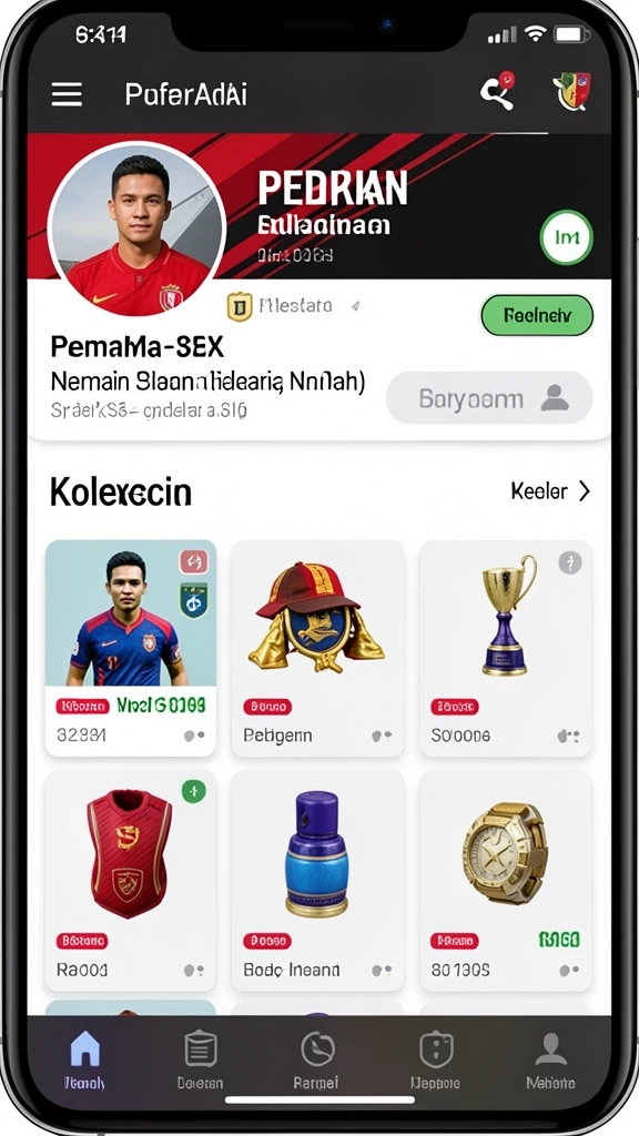 Tampilan antarmuka yang user-friendly dan intuitif.