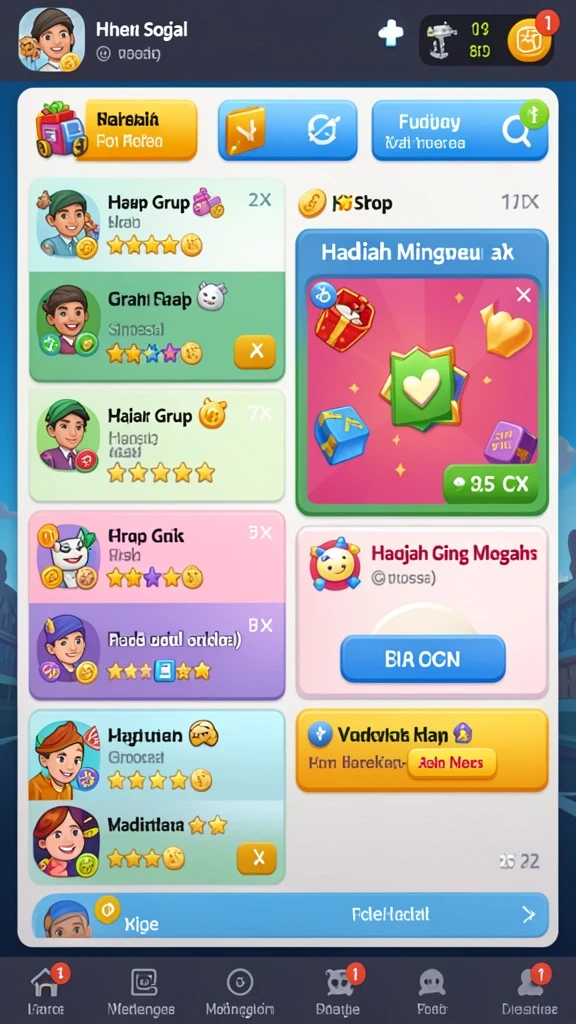 Level yang beragam membuat setiap sesi permainan selalu berbeda.