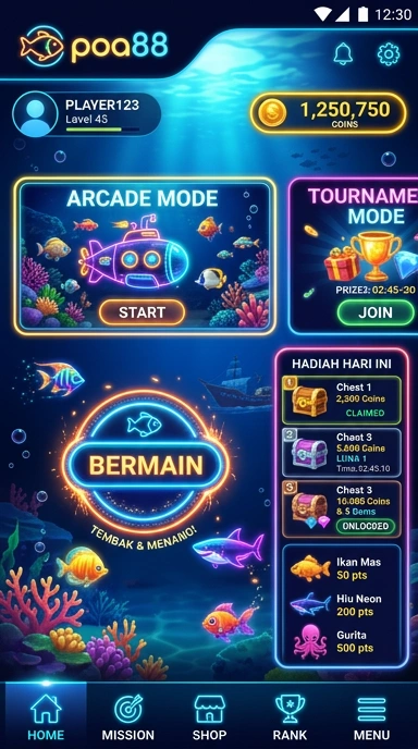 poa88 — menu pengaturan